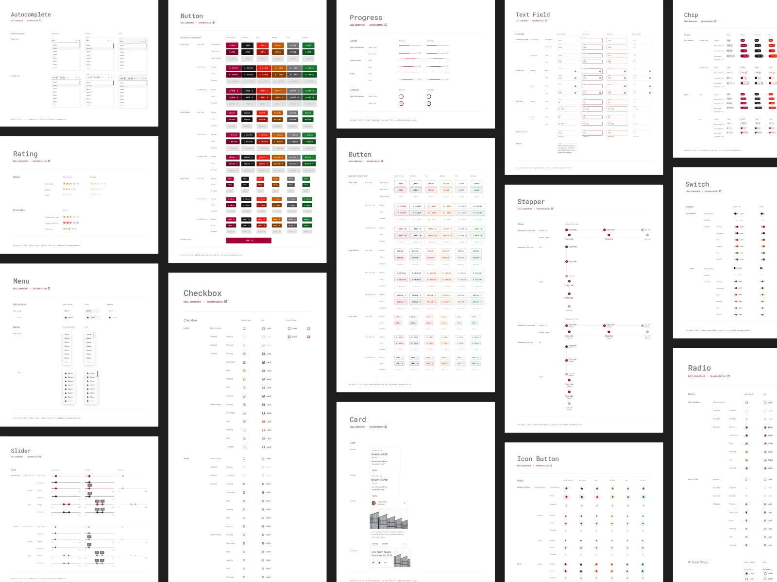 LG component library sample